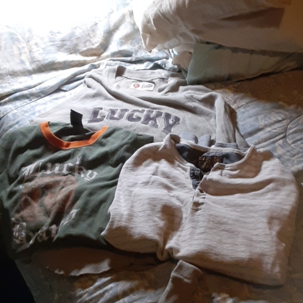 Lucky bundle 2 thermal and one ringer tshirt